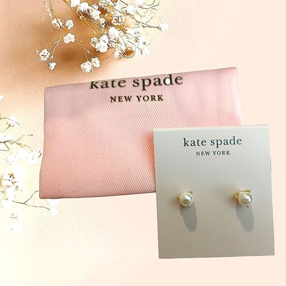 Kate Spade Pearlette Mini Pearl Studs - Picture 1 of 4